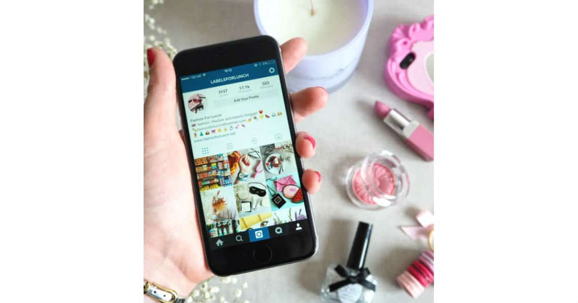 Instagram-instagrammer pubblica un post sul social
