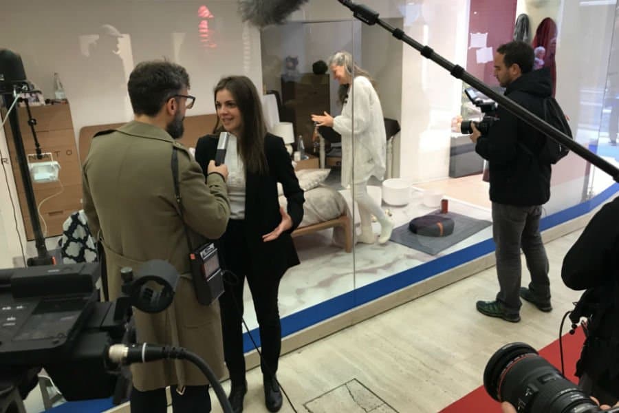 Live Social: la concierge di DaunenStep Cozy Room durante un'intervista
