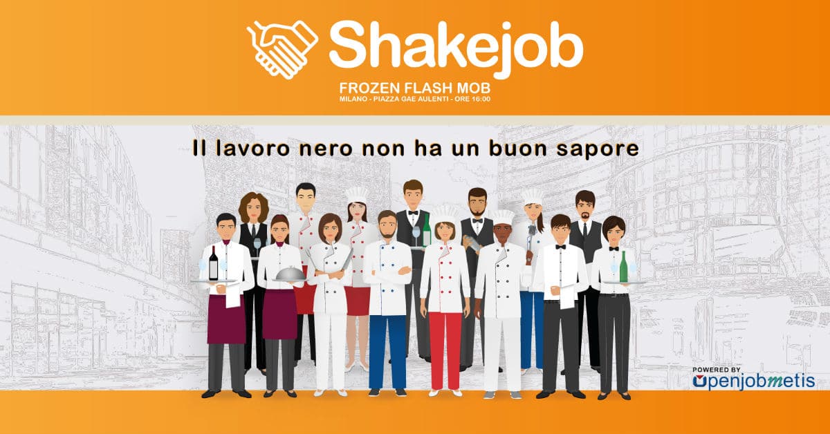 Un Frozen Flashmob dedicato all’App Shakejob powered by Openjobmetis