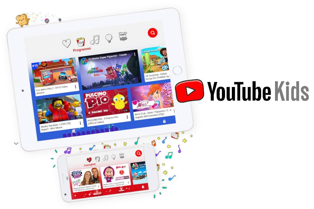 Youtube Kids sbarca in Italia con video per bambini, show e cartoni animati