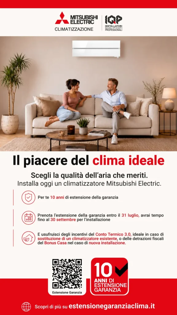 Adattamento social della campagna Mitsubishi Electric “10 anni di garanzia”