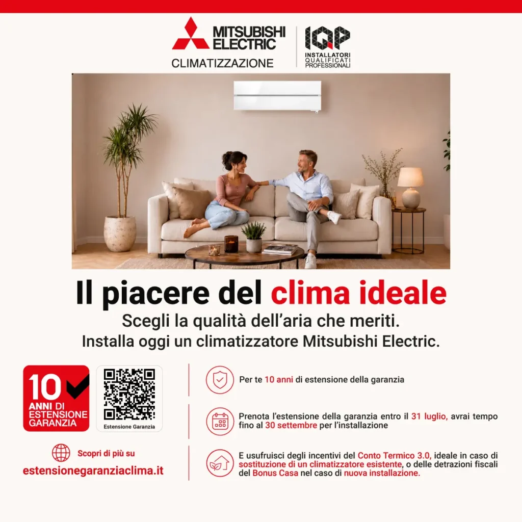 Adattamento social della campagna Mitsubishi Electric “10 anni di garanzia”