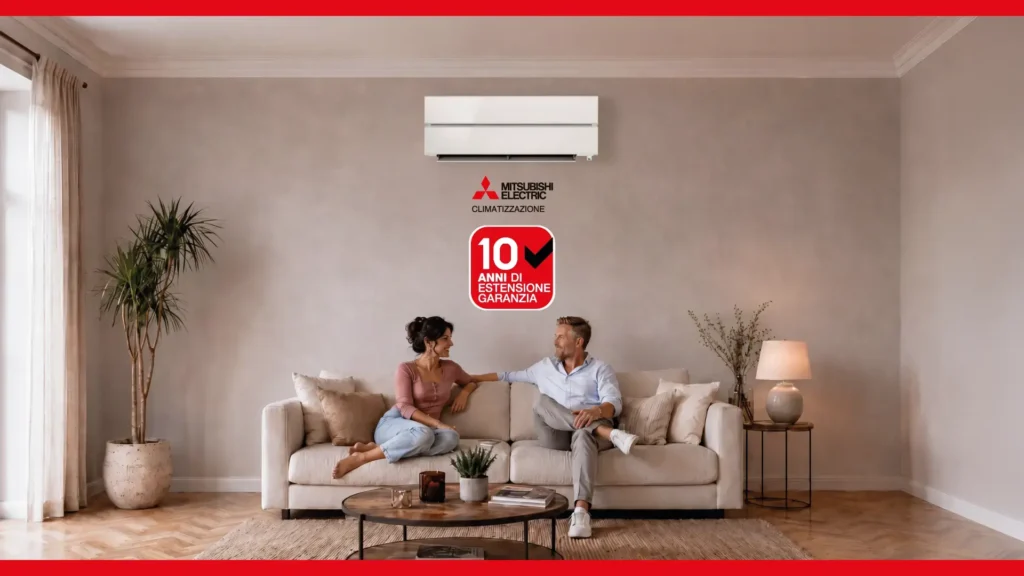 Adattamento social della campagna Mitsubishi Electric “10 anni di garanzia”