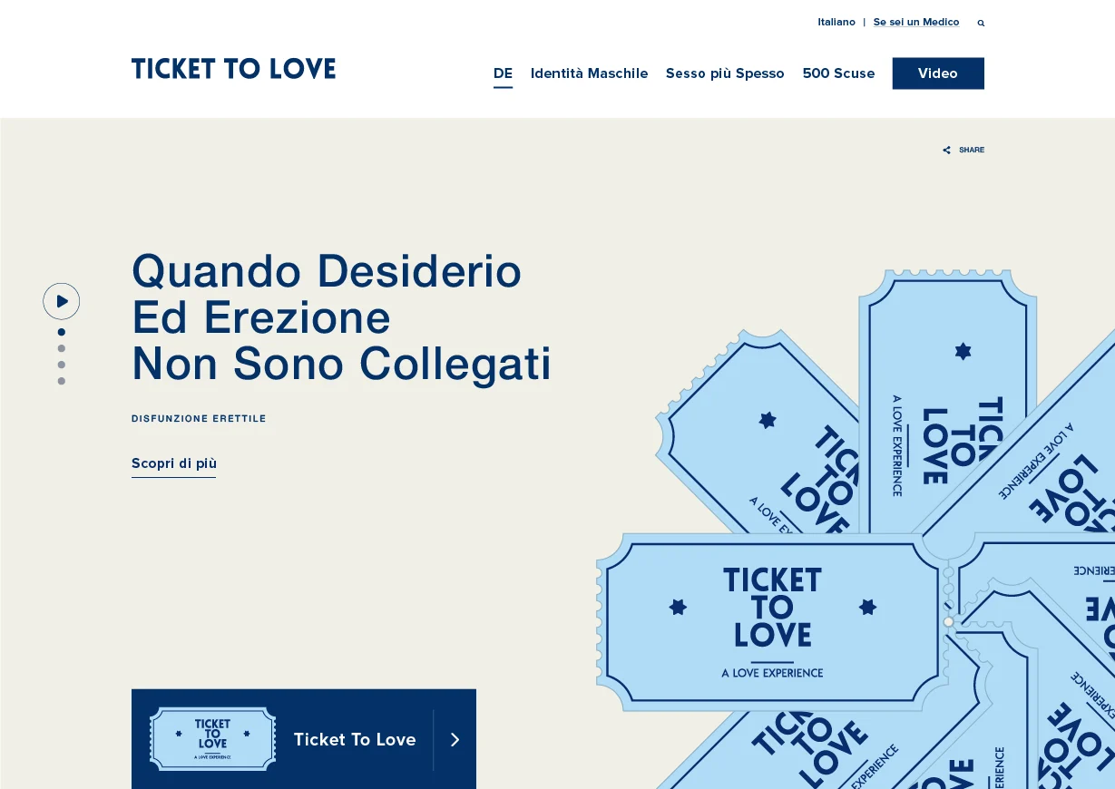 Campagna IBSA Ticket to Love