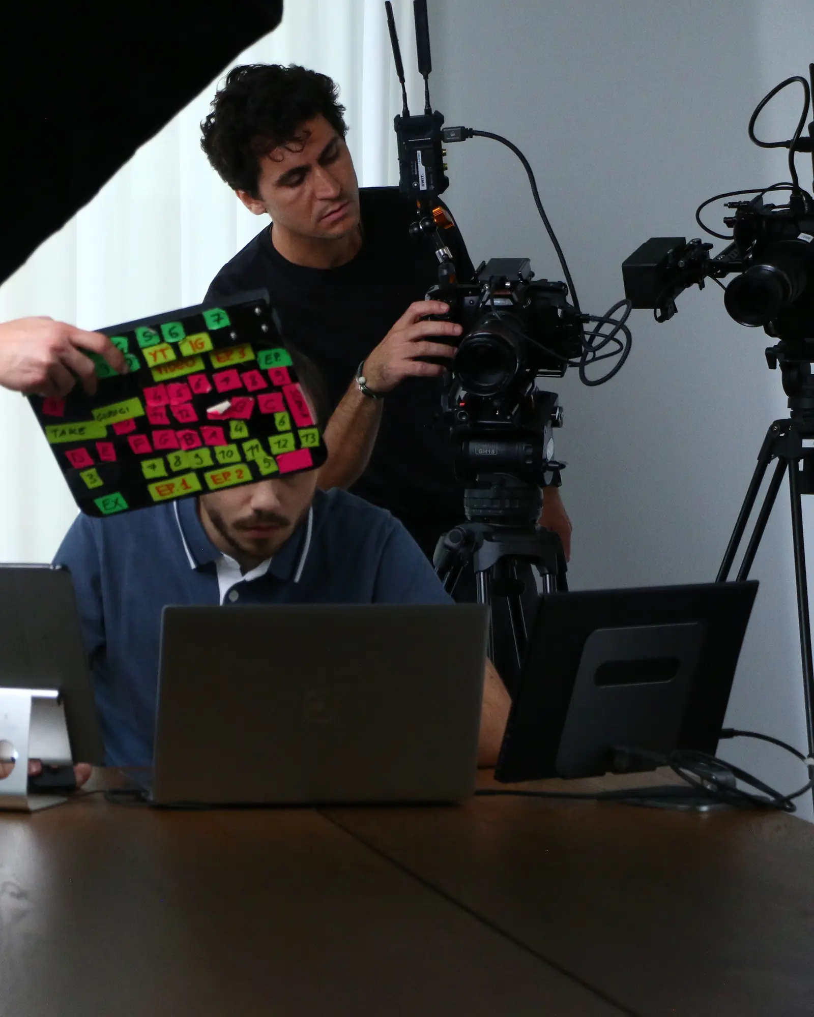 Produzione video negli studi di Creativi Digitali