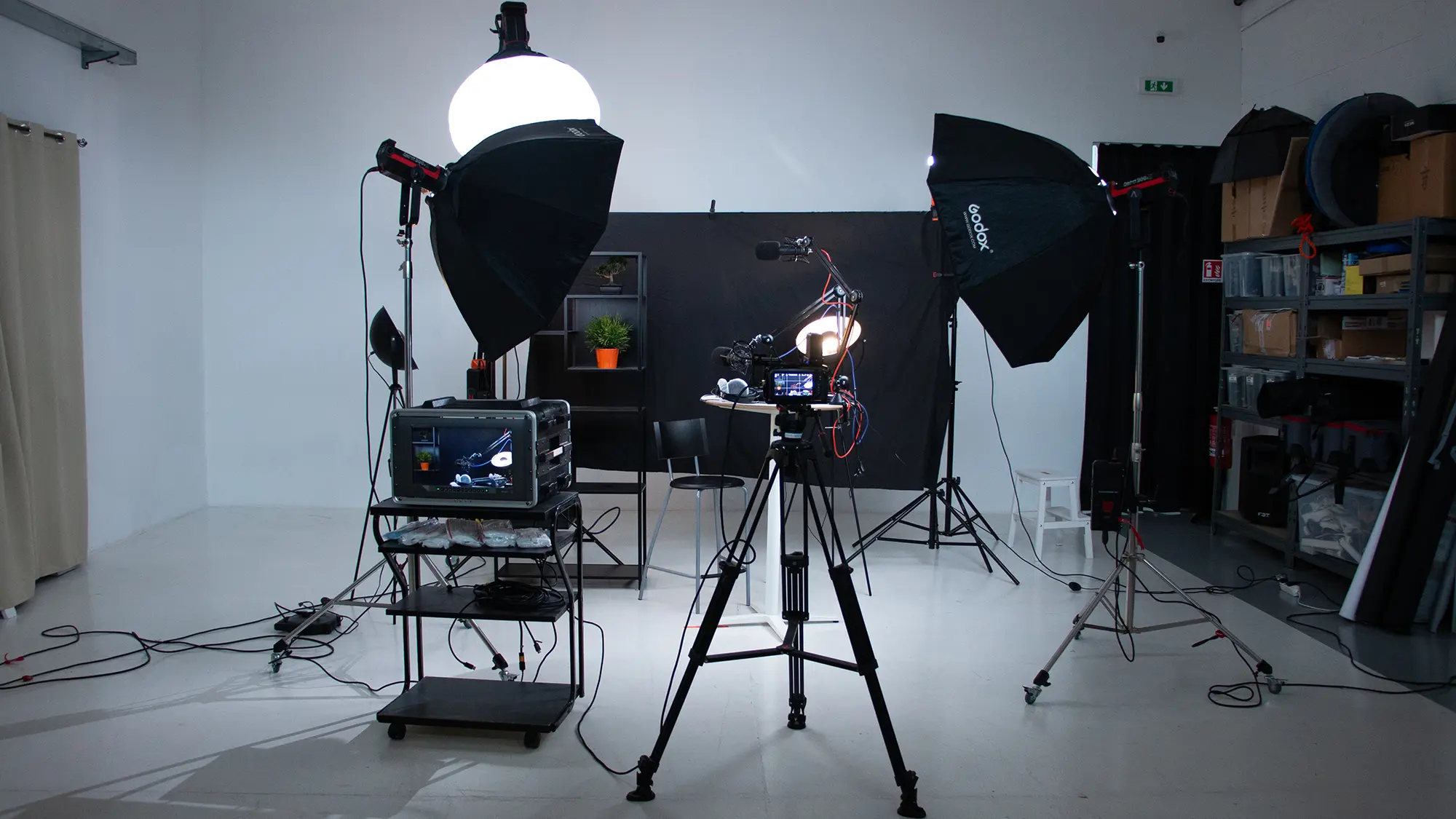 Sala posa per produzioni video e fotografiche