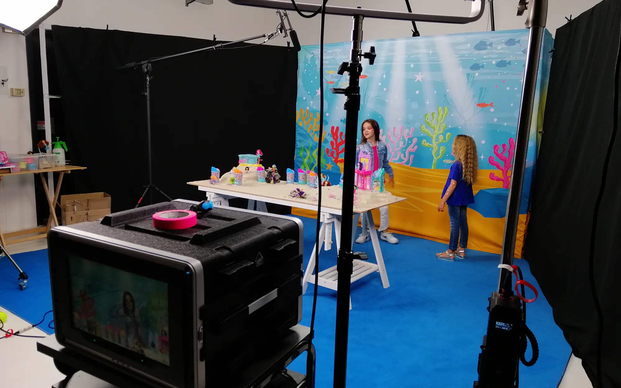Backstage di una produzione social