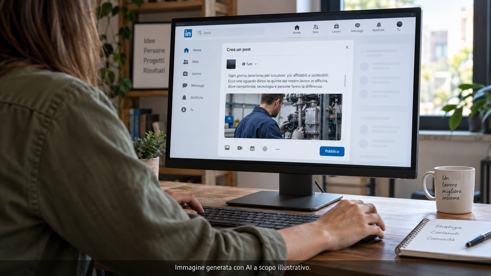 LinkedIn aziendale nel B2B: costruire contenuti utili per clienti e partner